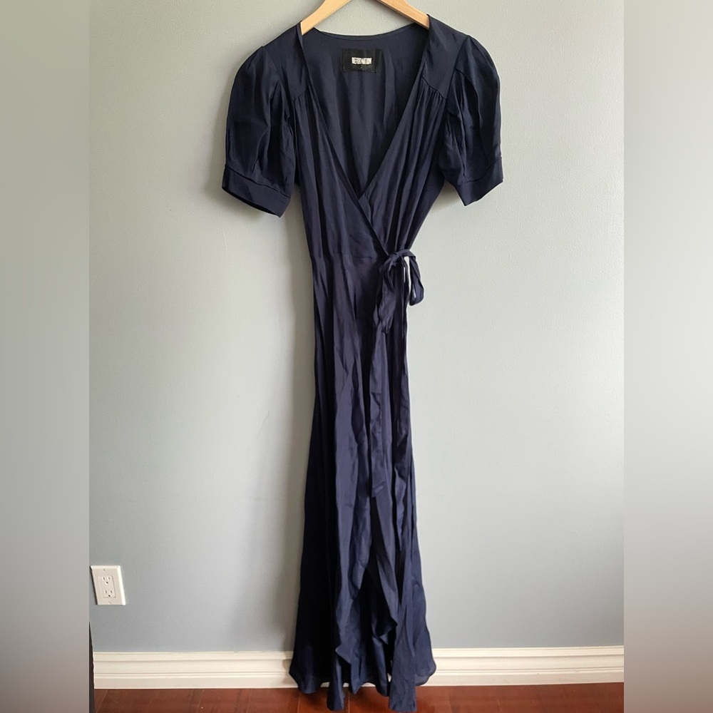 REFORMATION lochness wrap maxi dress - Picture 3 of 7
